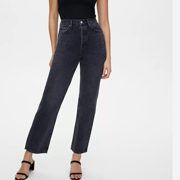 Agolde Denim - Agolde’ 90s mid rise Jean Black size  25